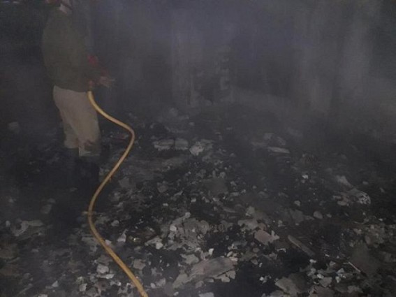 CPI-M Office burnt in Tripura